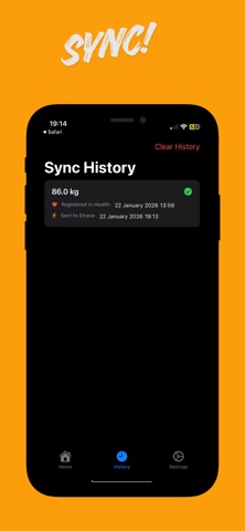 WeightSync Health screenshot