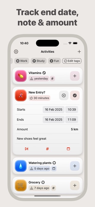 Activity Jot Screenshot 4 of 10