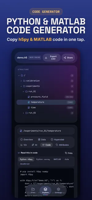HDF5 Viewer · File Reader screenshot 3