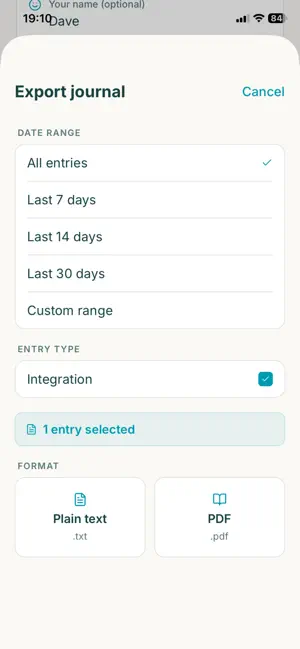 Therapy Tracker: Session Prep screenshot 2
