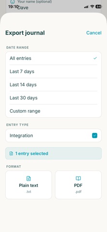 Therapy Tracker: Session Prep Screenshot 2 of 4