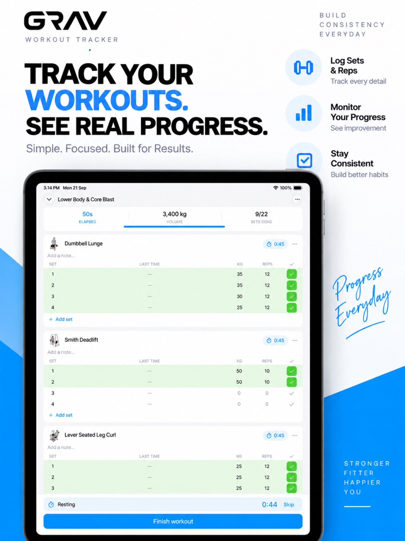 Screenshot 8 of GRAV - Workout Tracker
