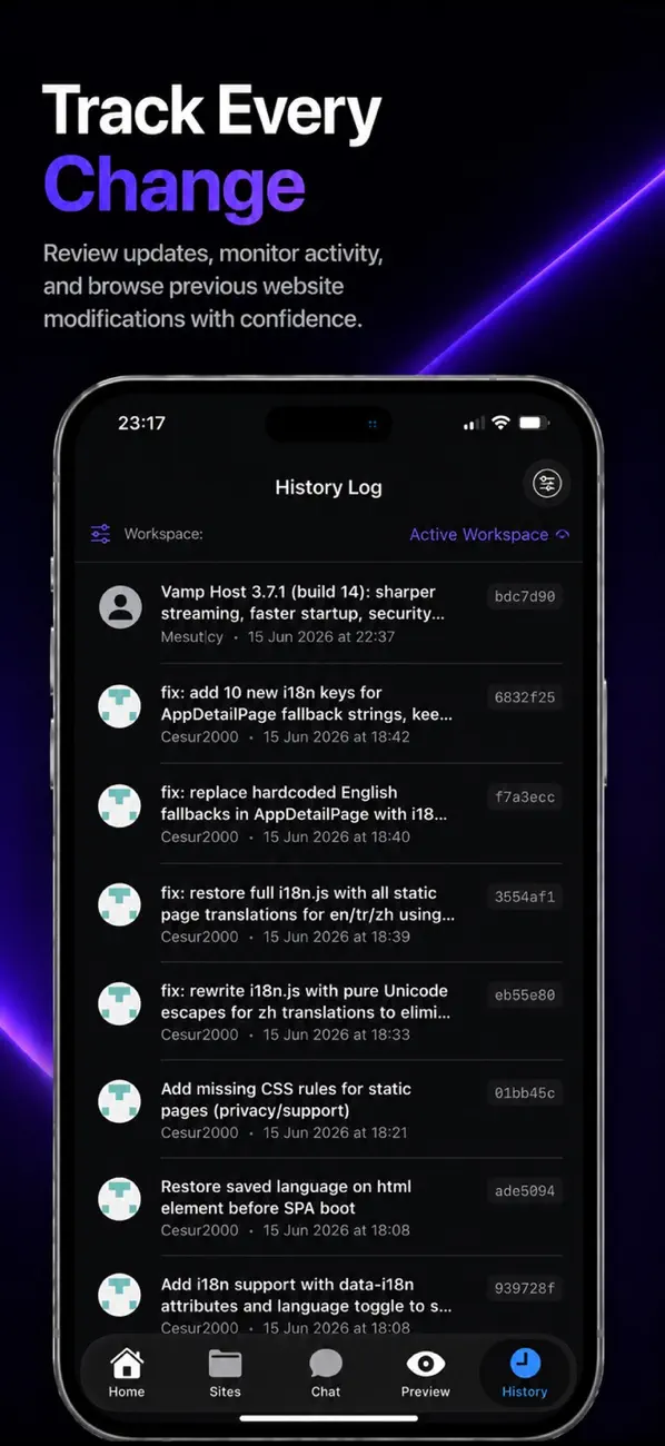 #5. SiteAgent AI : Website Manager (iOS) Tekijänä: MESUT CAN YAGCI