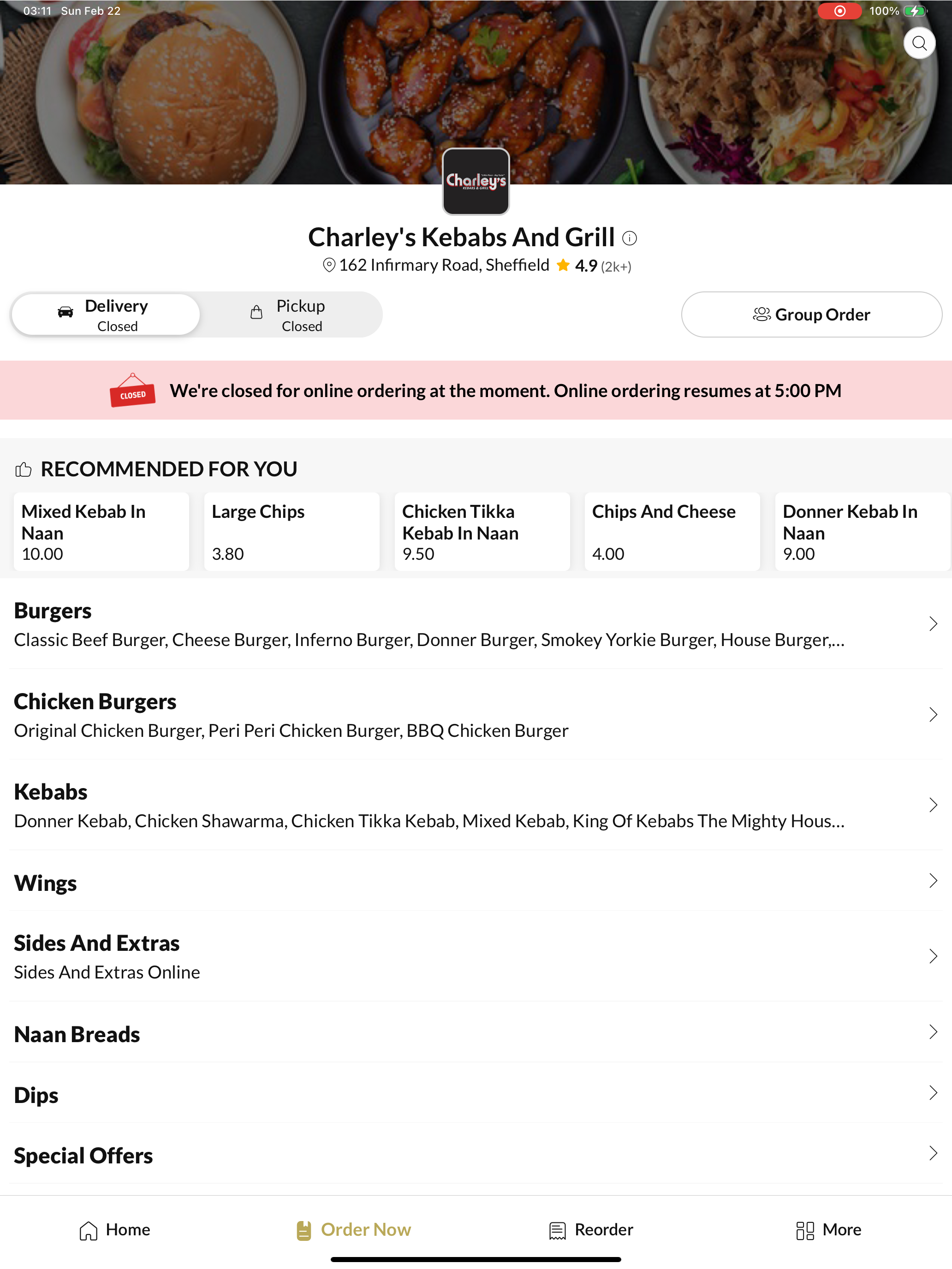 Charley's Kebabs And Grill screenshot 6