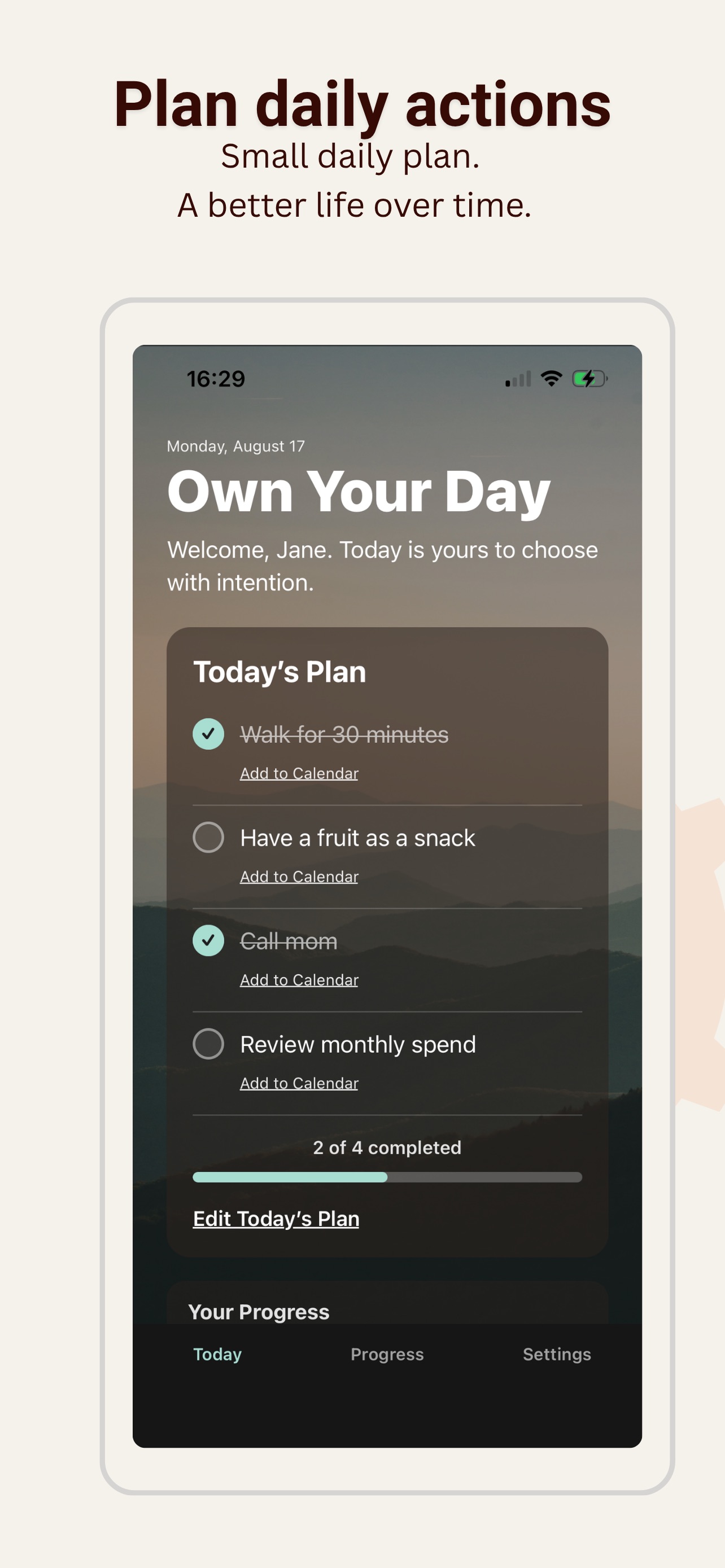 Screenshot 2 of Own Day: Live Intentionally