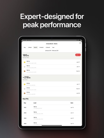 Evolve Training App iPad screenshot