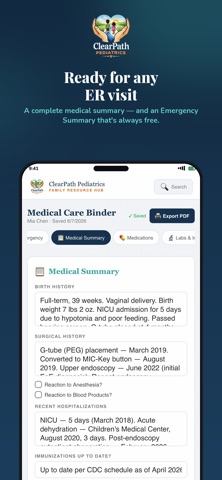 ClearPath Pediatrics screenshot
