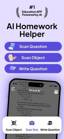 AI Homework Helper, Scan Solve Screenshot 1 of 8