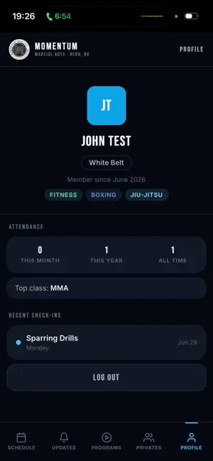 Momentum MMA screenshot 2