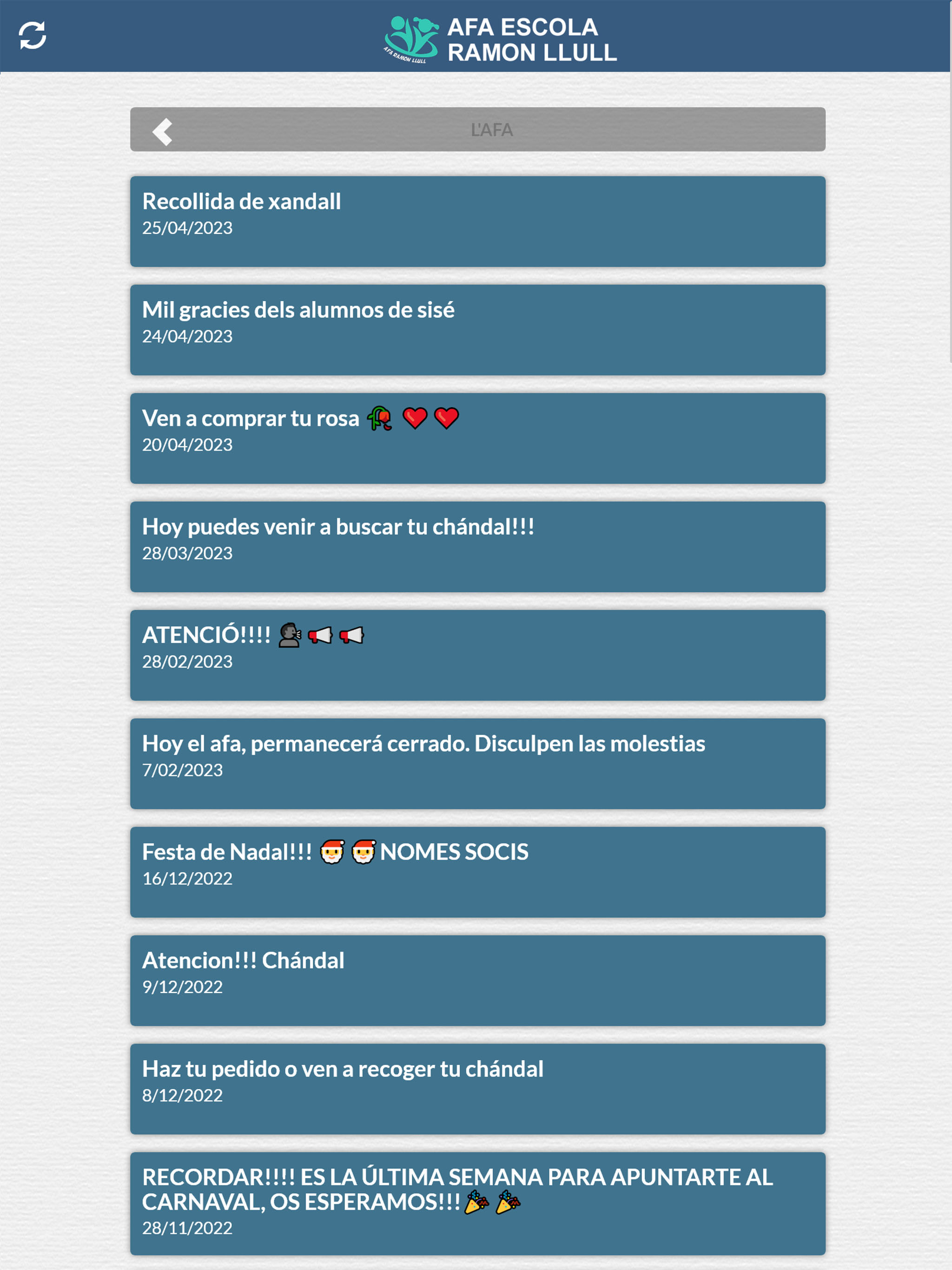 AFA ESCOLA RAMON LLULL