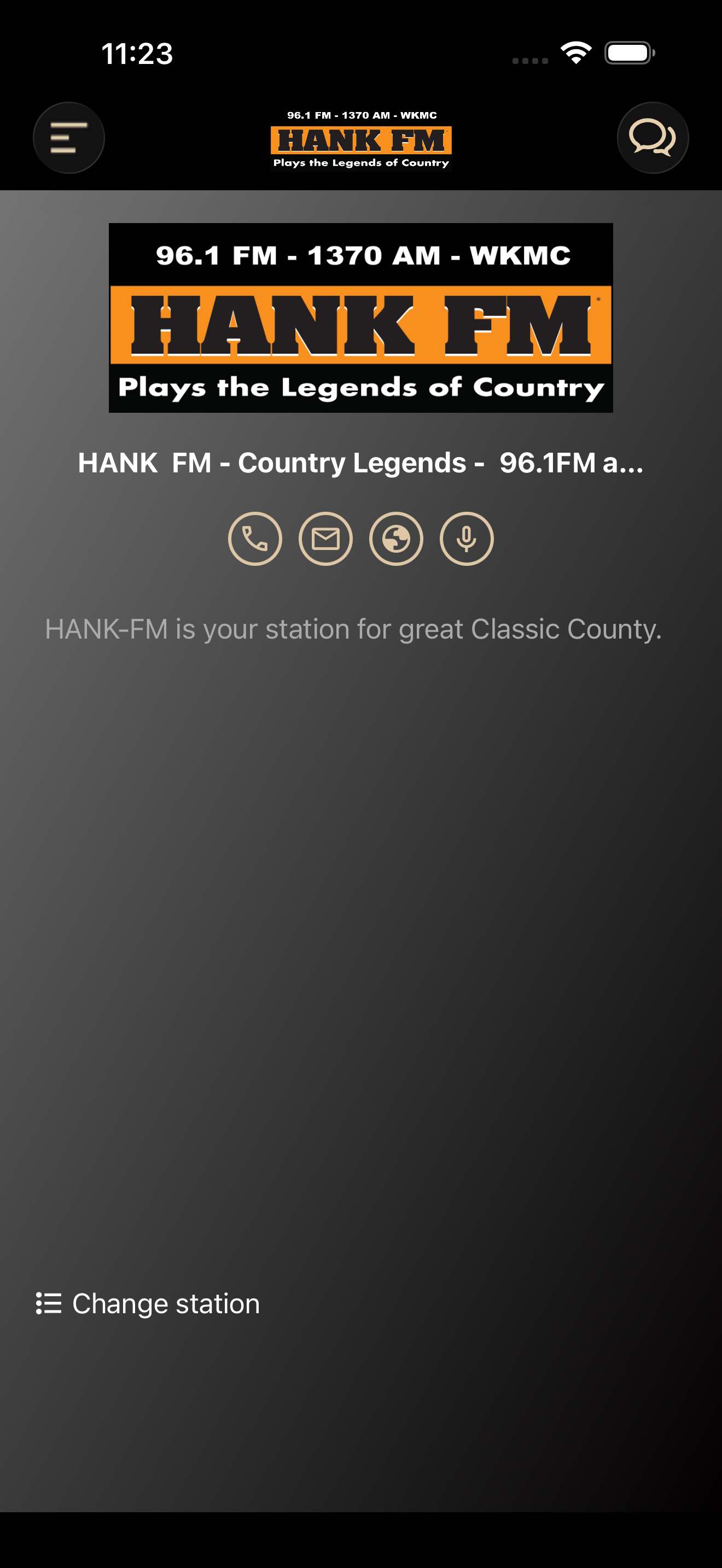 96.1 HANK-FM WKMC