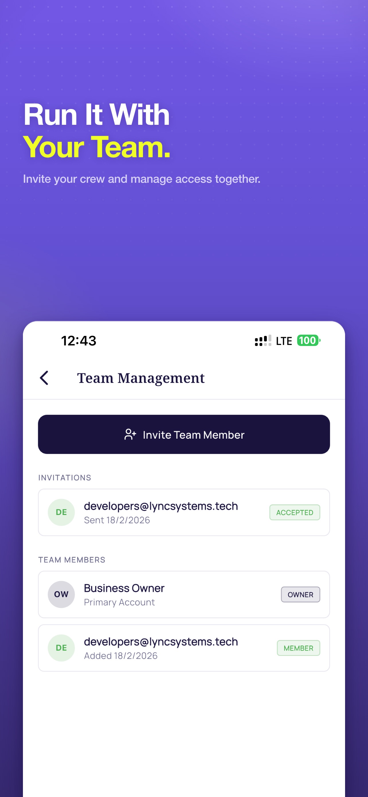 Screenshot 4 of Knotentials - Service Provider