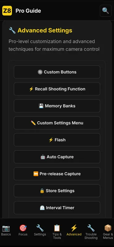 Unofficial Z8 Pro Guide screenshot 4 of 4