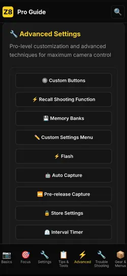 Capture d'écran de Unofficial Z8 Pro Guide sur iPhone 4