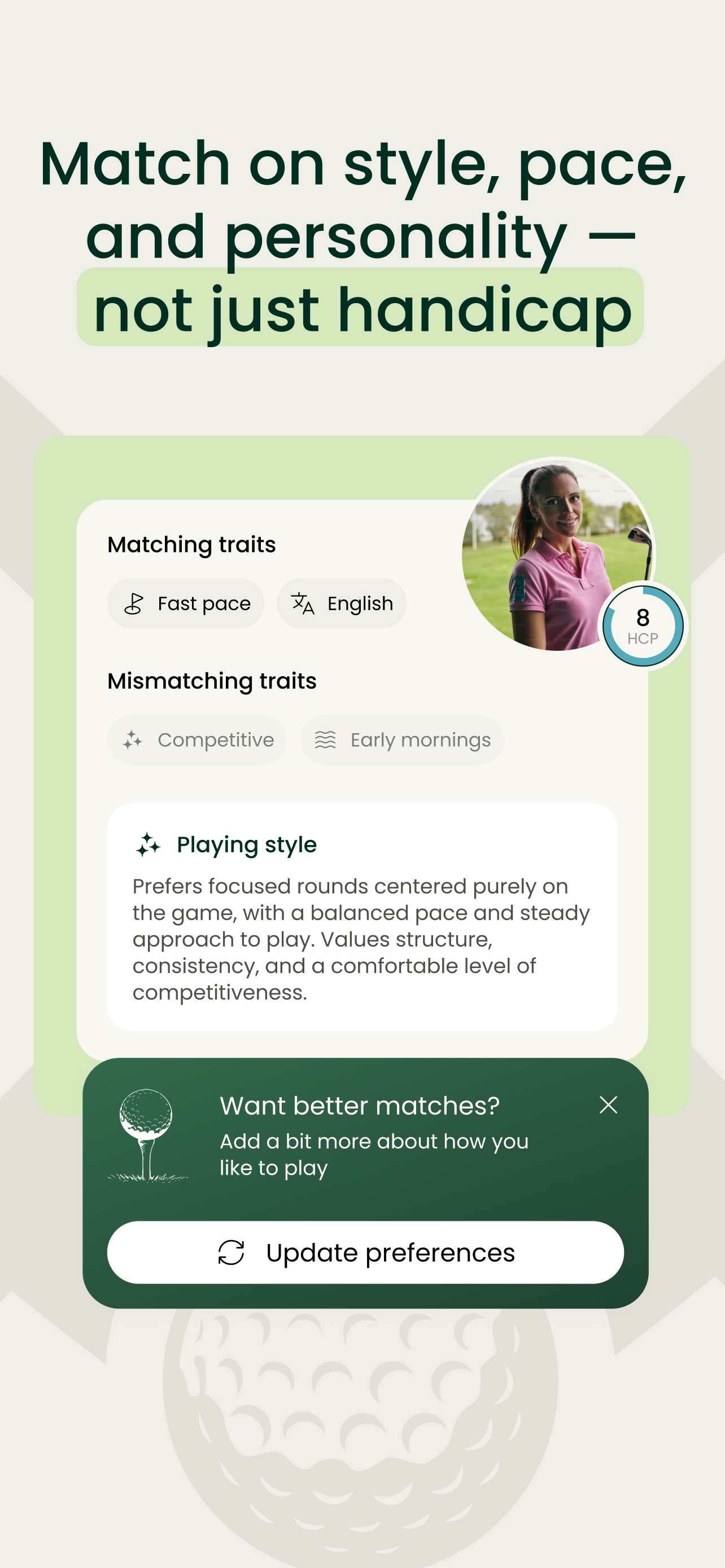 Mulligan: Find Golfers screenshot 3
