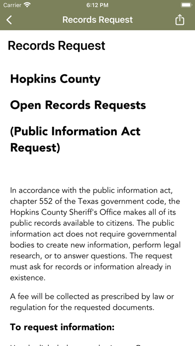 Hopkins County Sheriff TX Screenshot