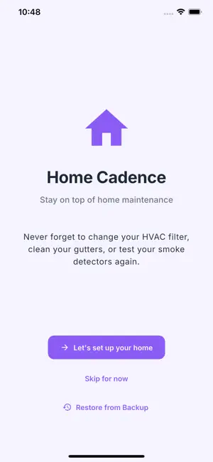 Home Cadence screenshot 1