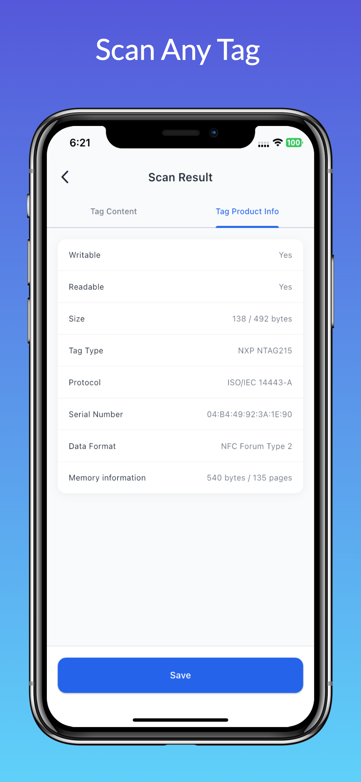NFC Taggy Tools screenshot 4