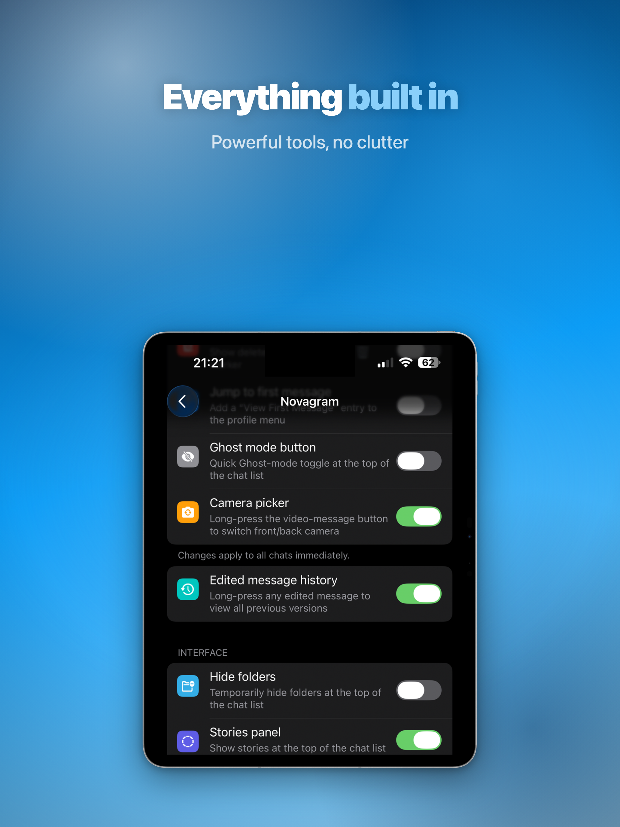 Novagram Messenger Telegram screenshot 8