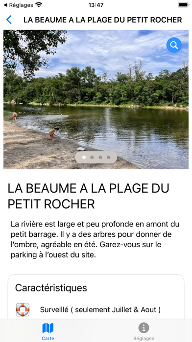 Screenshot #3 pour Baignades 07