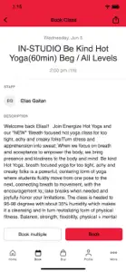 Energize Hot Yoga Santa Rosa screenshot #3 for iPhone