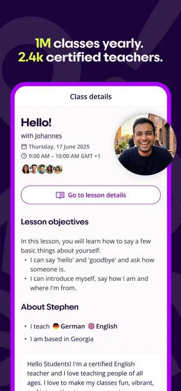 Lingoda : Language Learning screenshot 2 of 5