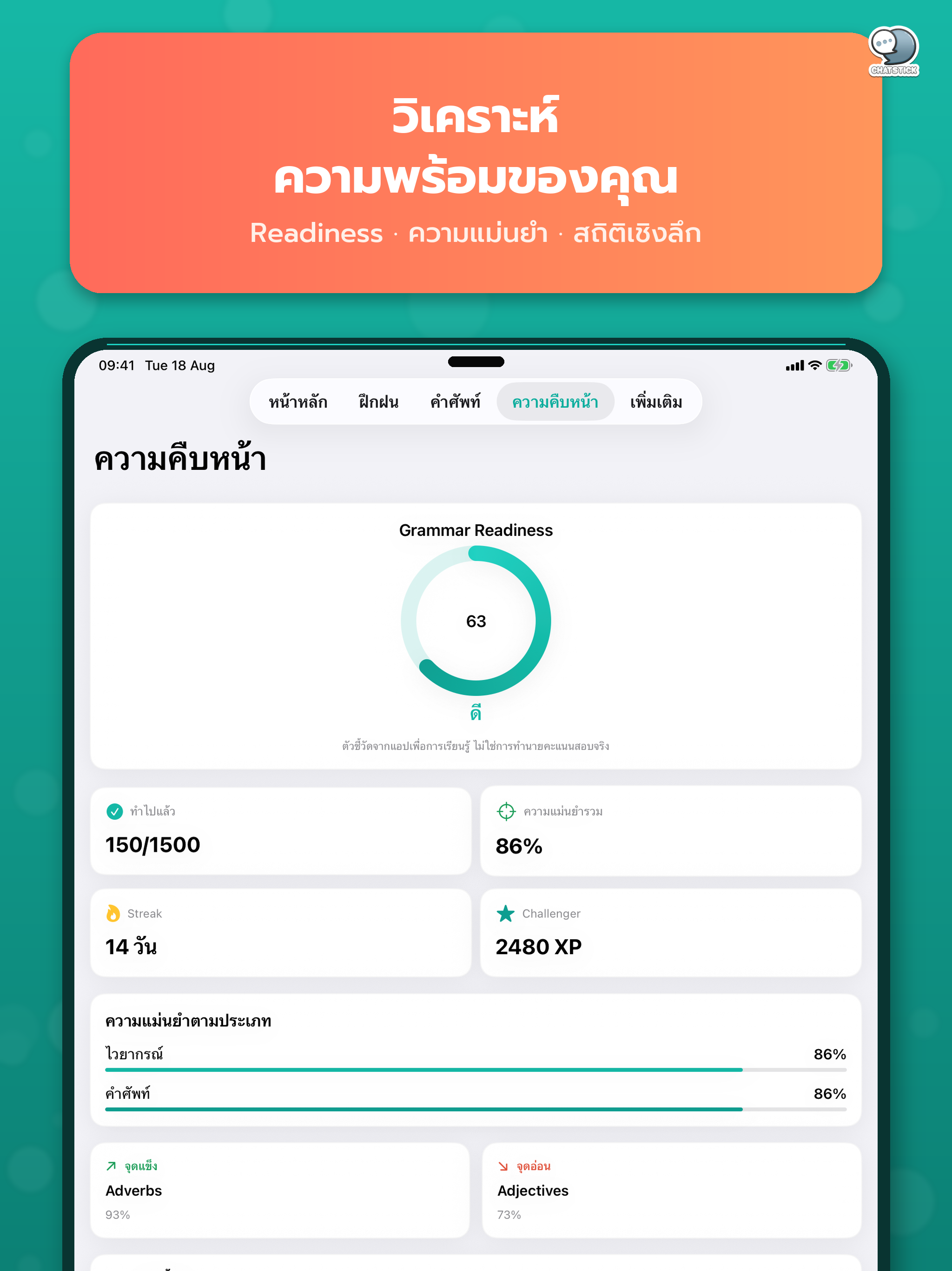ตะลุยโจทย์ Grammar 1500 screenshot 14
