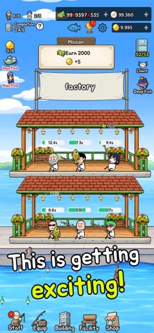 Fish Factory Tycoon iPhone screenshot