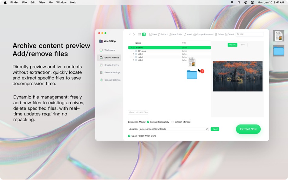#3. MacgoZip-RAR 7Z ZIP Extraction (macOS) 由: Guangzhou Huamai Digital Technology Co., Ltd.