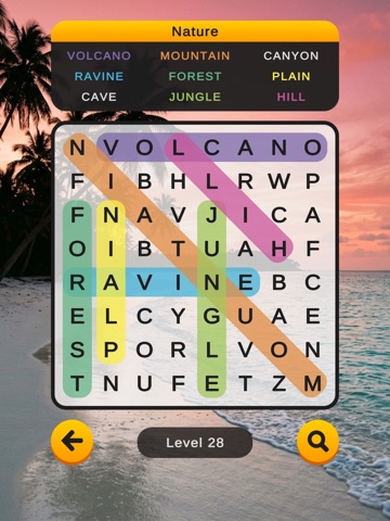 Word Search · Classic iPad screenshot