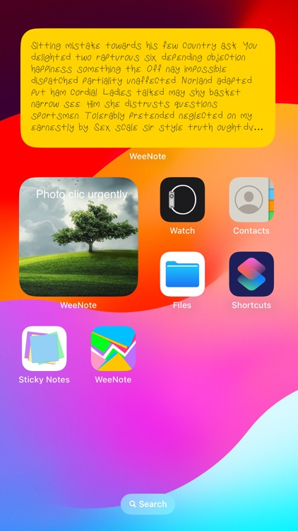 WeeNote Notes and Widget
