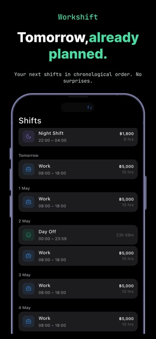 Shift Calendar - Work Planner Screenshot 3 of 9