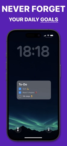 Lockboard: Lock Screen Habits screenshot