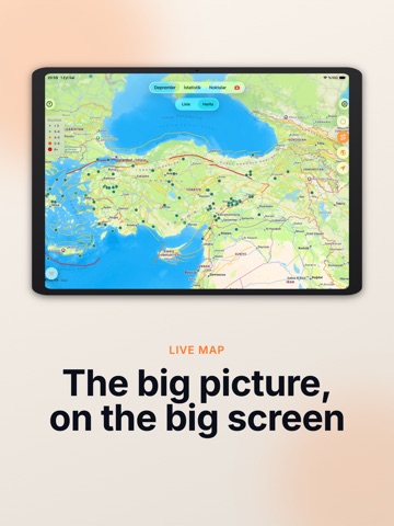 Sismik: Earthquake & Emergency iPad screenshot 1