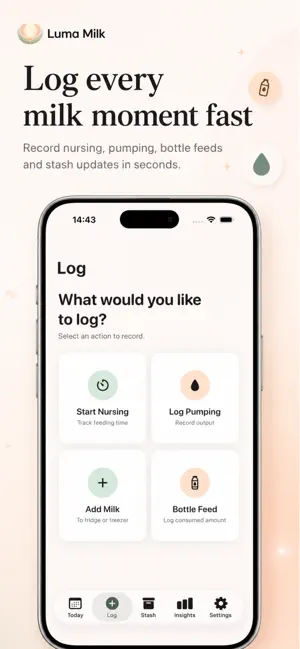 Luma Milk: Nursing Tracker screenshot 2