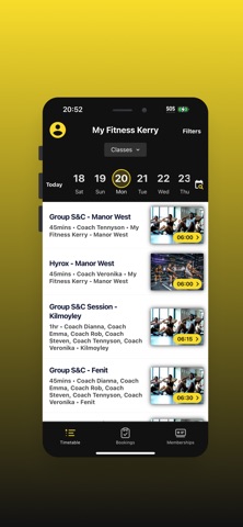 My Fitness Kerry iPhone screenshot