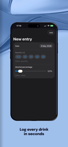 AlcoTrack – Alcohol Tracker Screenshot 3 of 7
