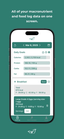 MacroTrack - Nutrition Tracker screenshot
