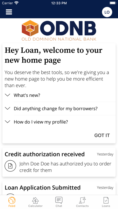 ODNB Mortgage Screenshot