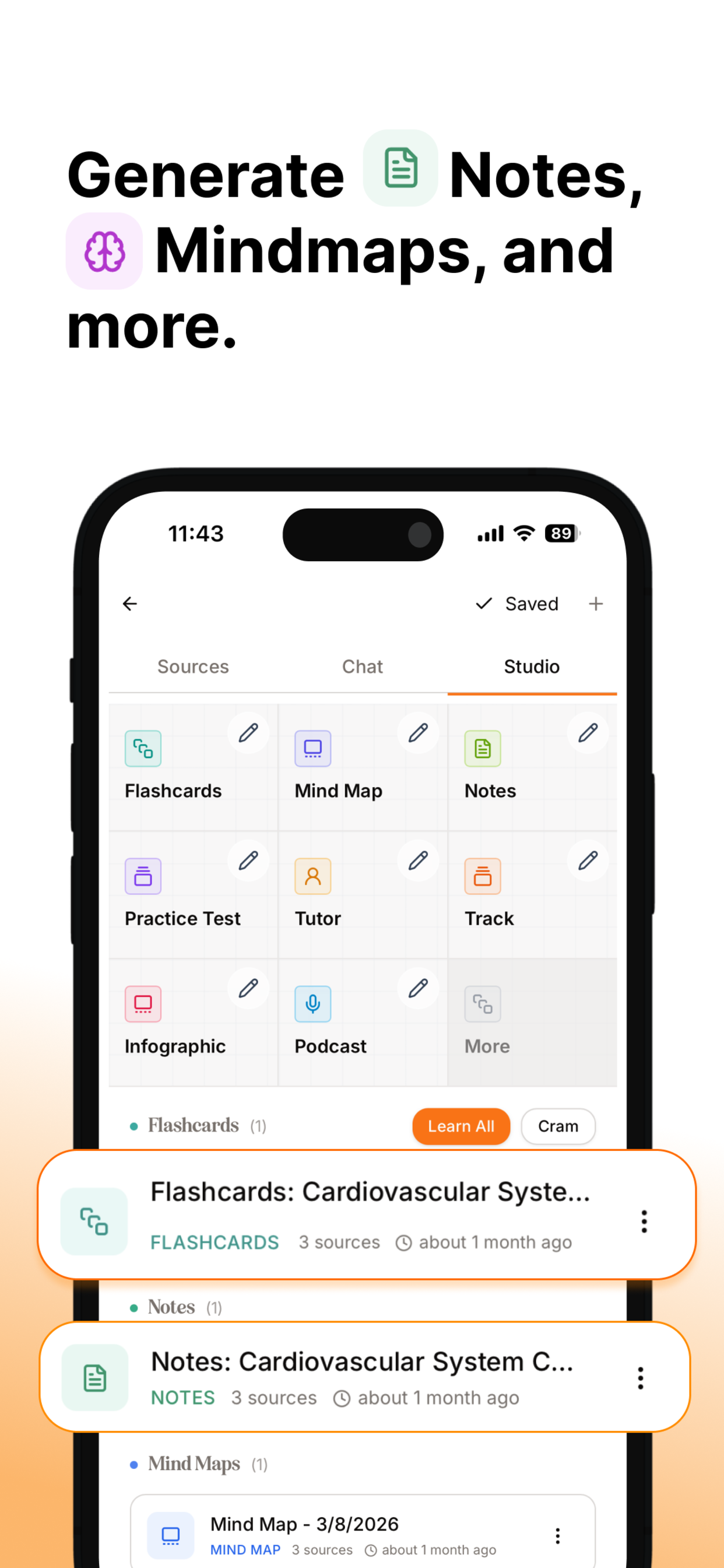 Memo AI: Flashcards & Notes screenshot 5