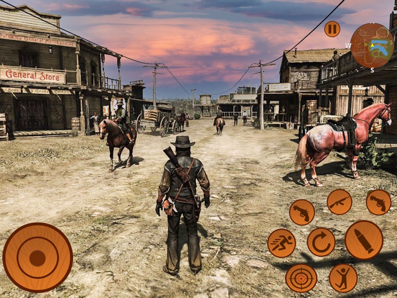 Cowboy Cleaner Sim Horse Game official gameplay screenshot 1