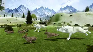 Snow Wolf Family Simulator screenshot 1