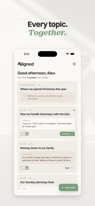 Aligned - Get on the Same Page Screenshot 2 of 7
