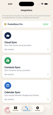 PocketSync - All-in-One Sync screenshot