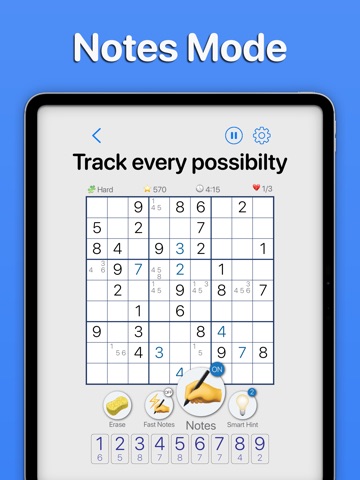Sudoku No Pop-up Ads iPad screenshot