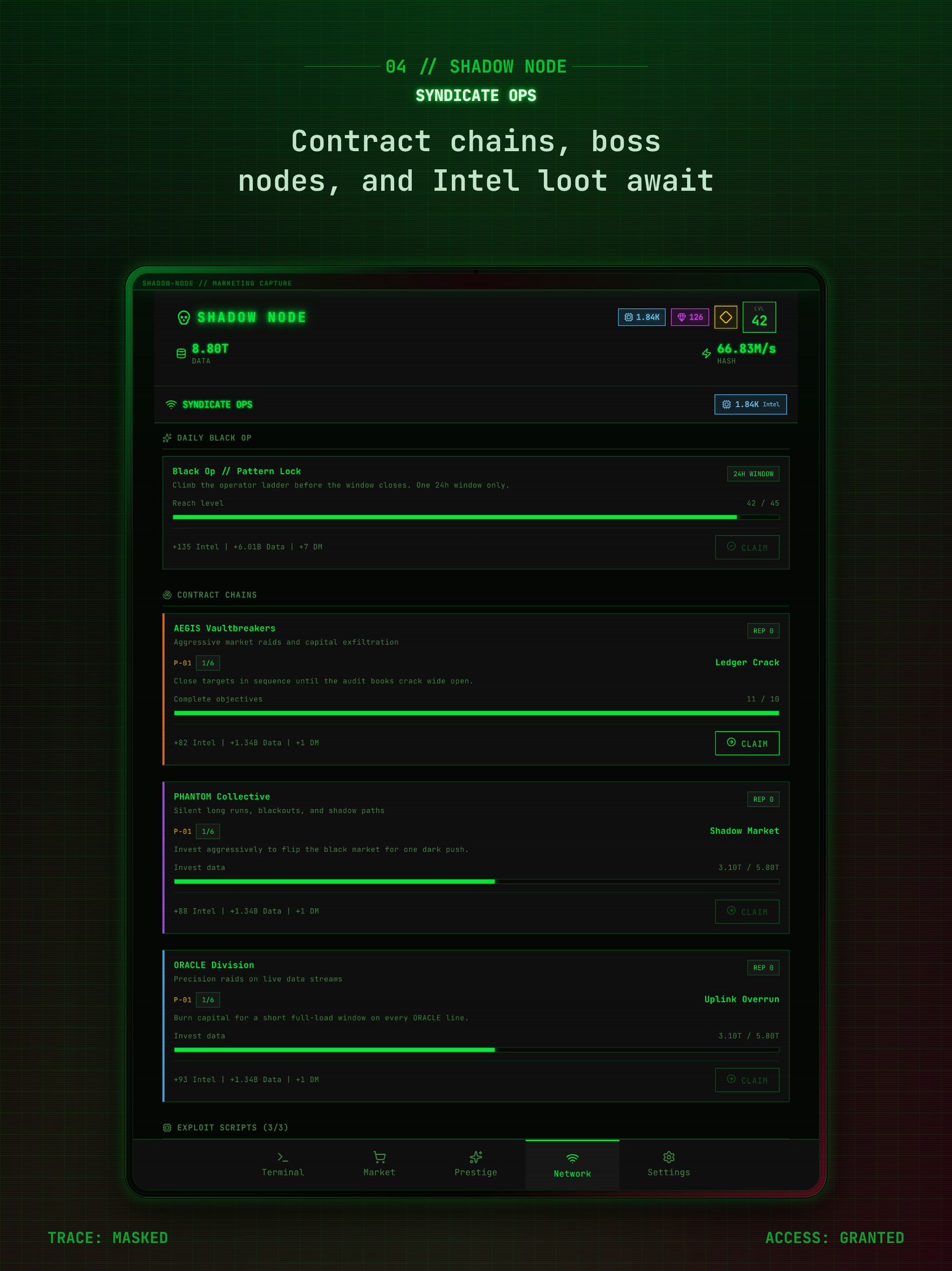 Shadow Node: Idle Hacker