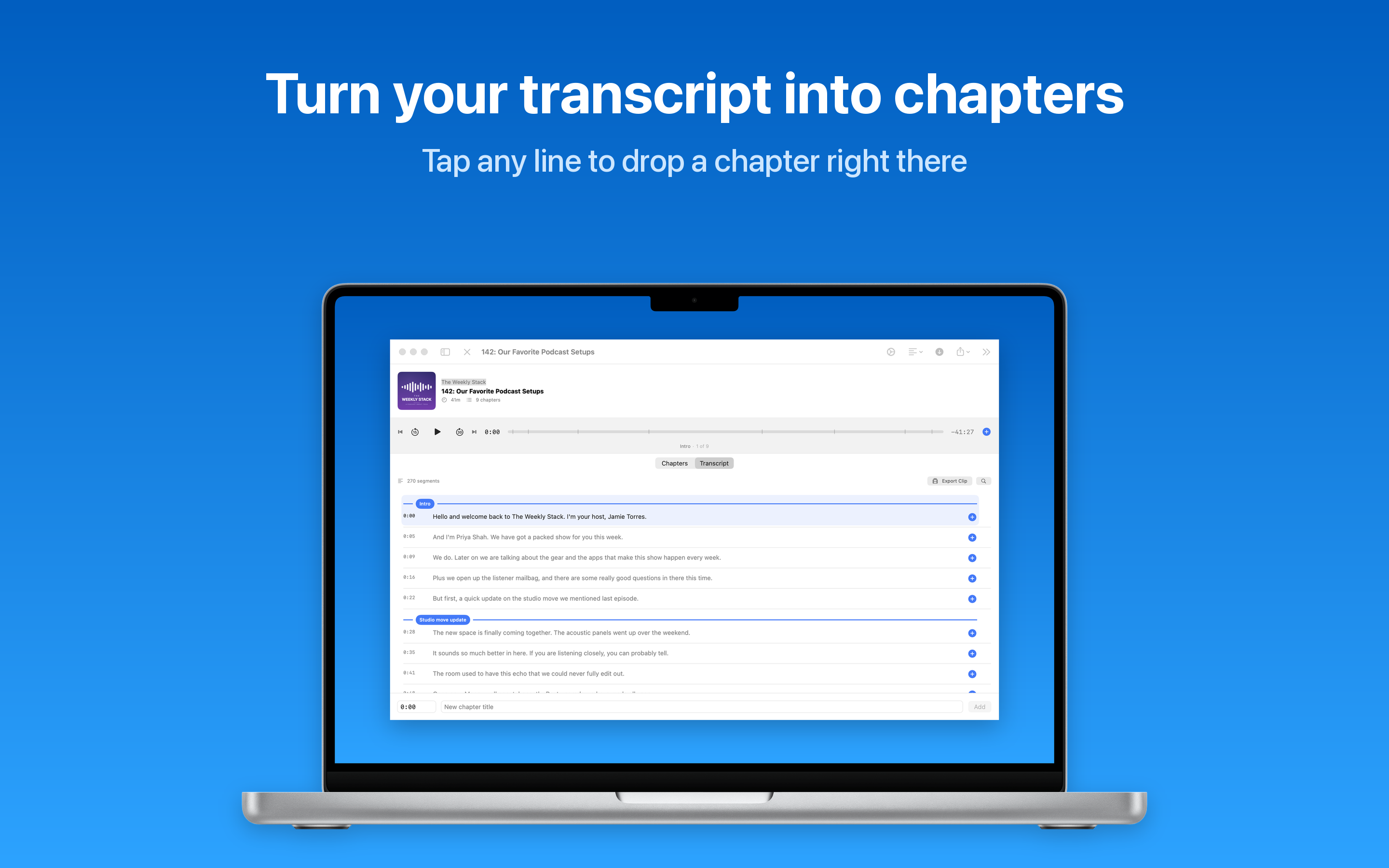 Chapterize - podcast chapters screenshot 9
