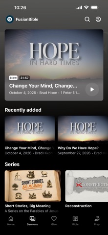 Fusion Bible Church Screenshot 2 of 3