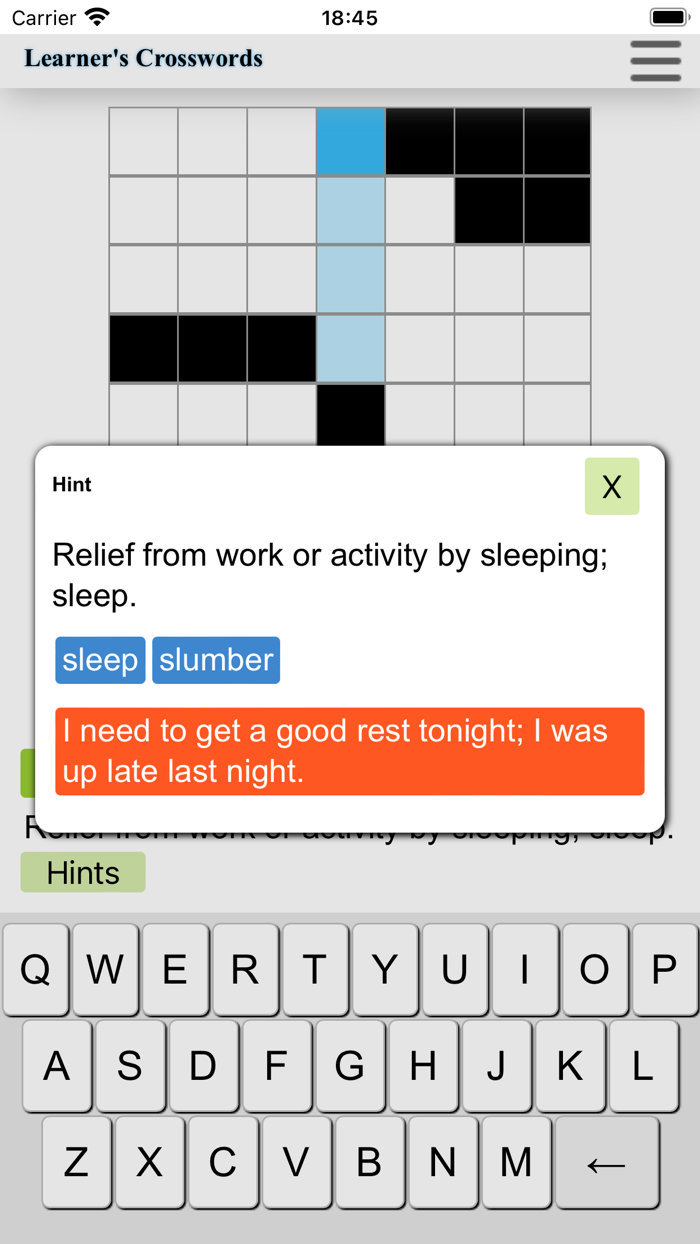 Learners Crosswords