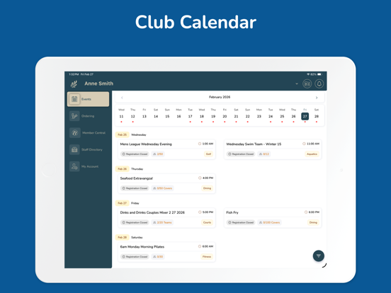 Screenshot #4 pour ClubCentral - by ForeTees